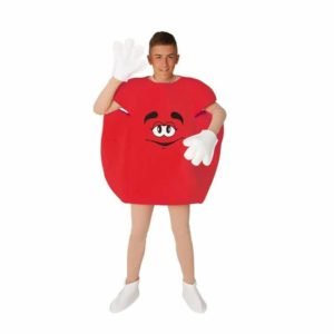 Fato Bombom M&M Vermelho