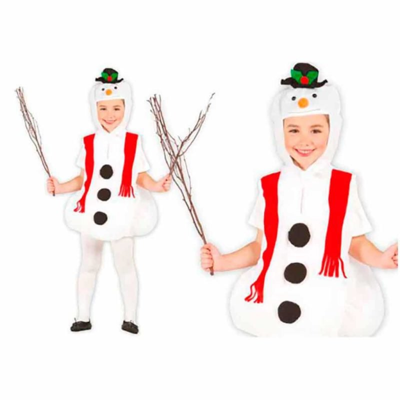 Fato Boneco de Neve feliz