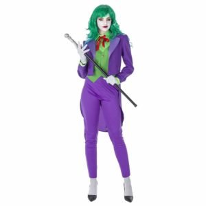 Fato Buffoon Maligno Mulher