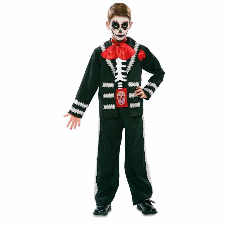 Fato de Catrina Preto Infantil