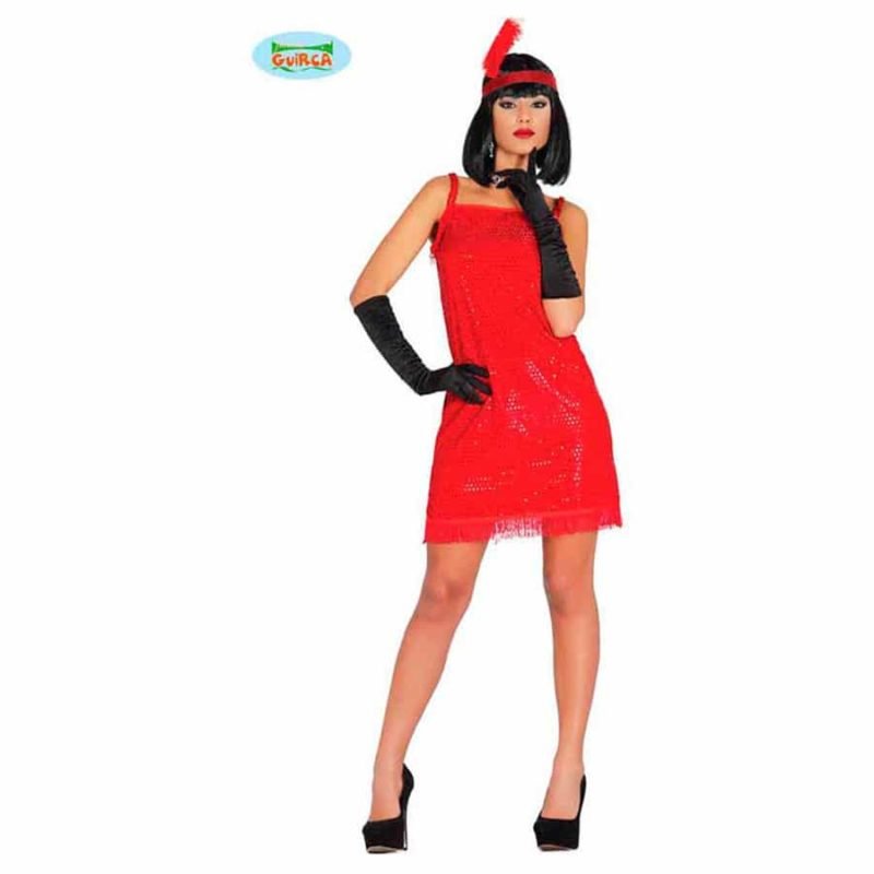 Fato charlestón vermelho