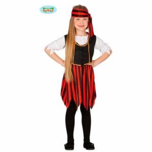 Fato Corsaria Vermelha para Menina