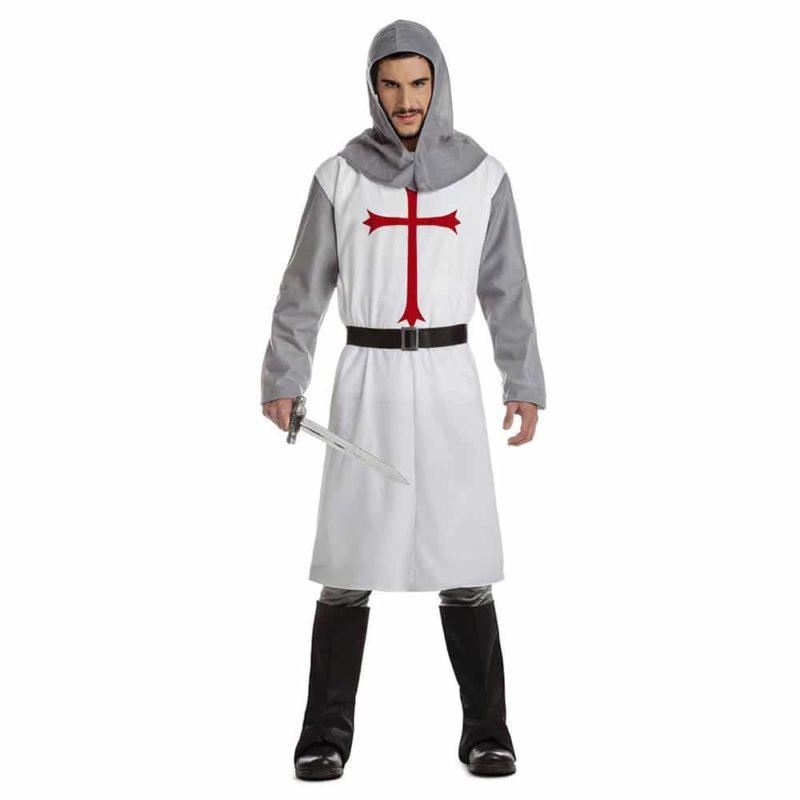 Fato Cruzado Medieval Branco
