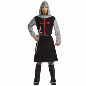 Fato Cruzado Medieval Preto