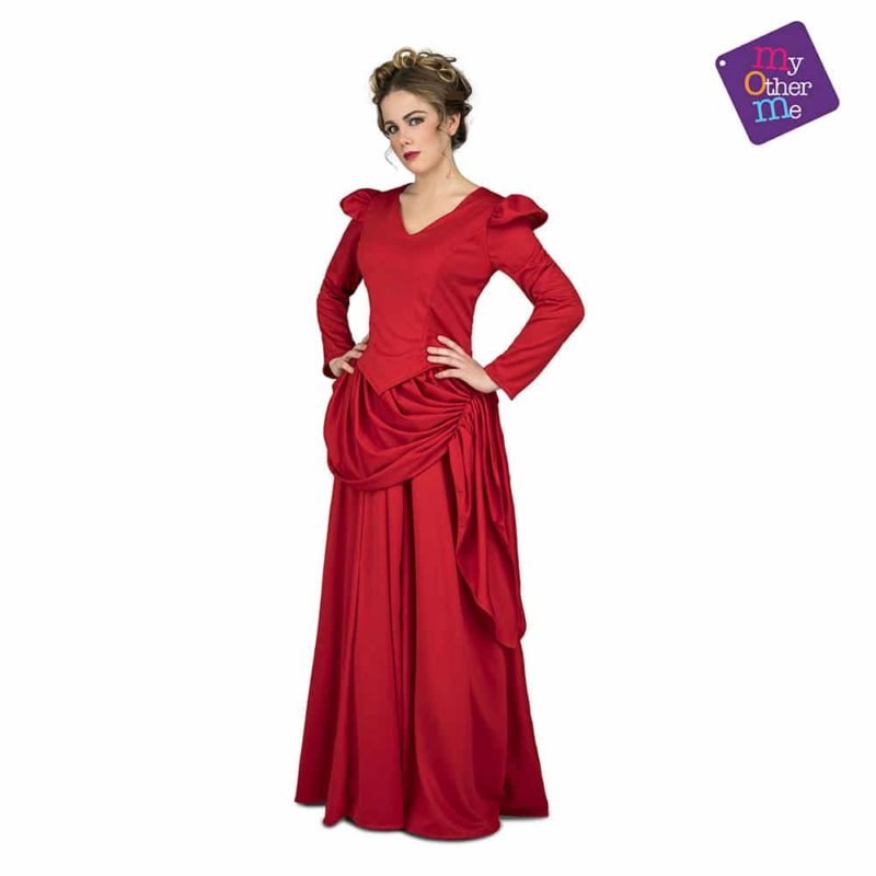 Fato Dama de Vermelho do Oeste M/L