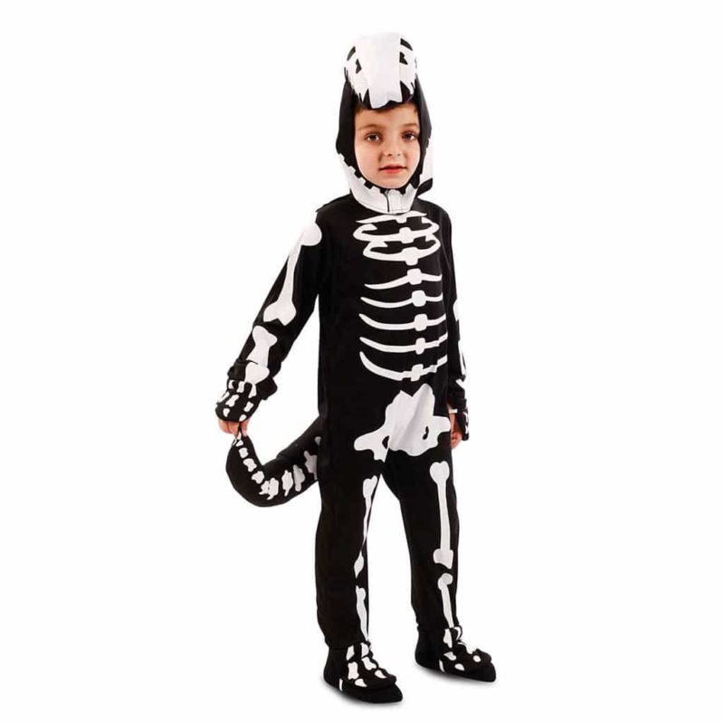 Fato de Dinossauro Esqueleto Infantil