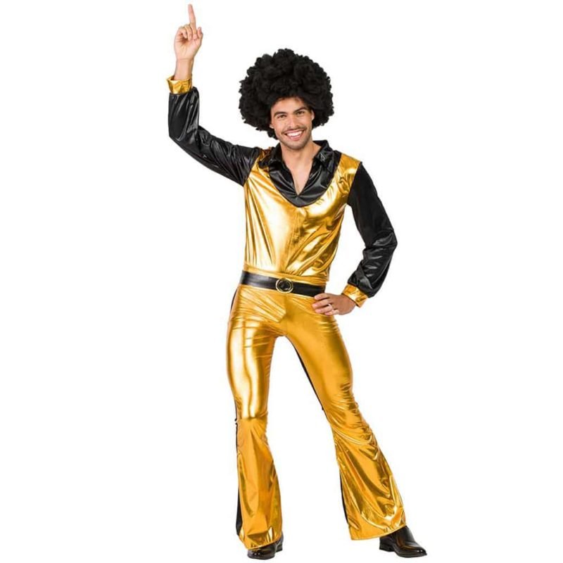 Fato de Disco Dourado