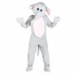 Fato Elefante Mascote Gigante