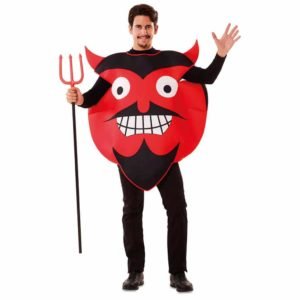 Fato de Emoticon Diabo Adulto