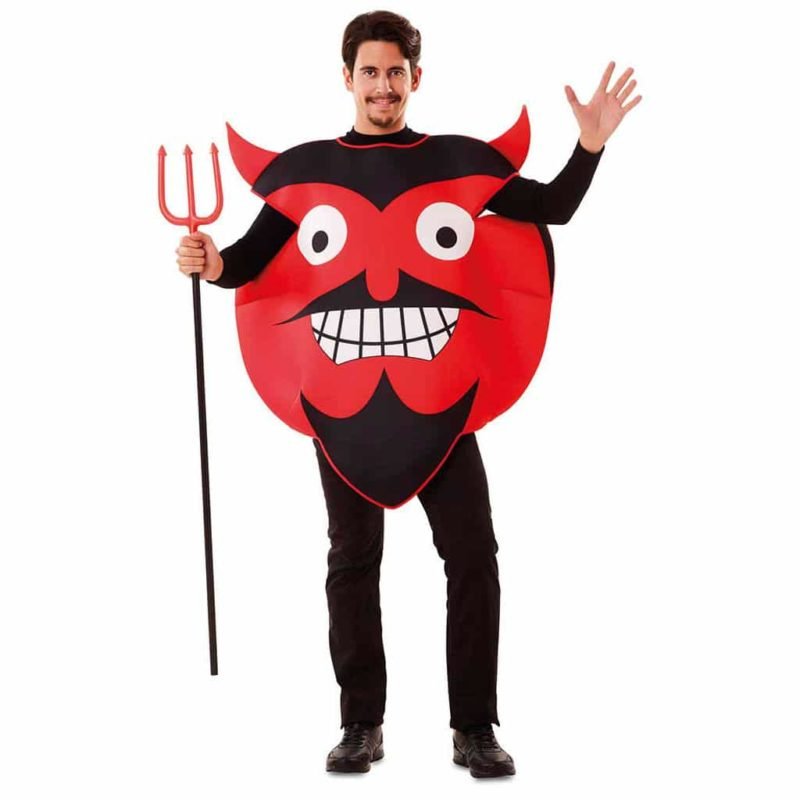 Fato de Emoticon Diabo Adulto