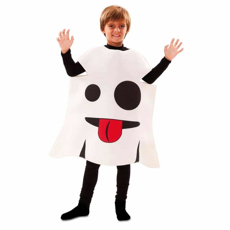 Fato de Emoticon Fantasma 7-9 Anos