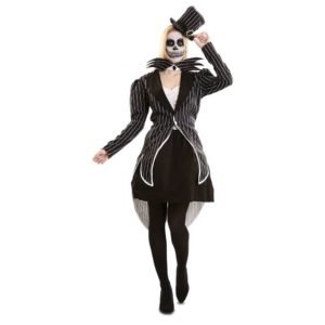 Fato de Esqueleto Elegante para Mulher