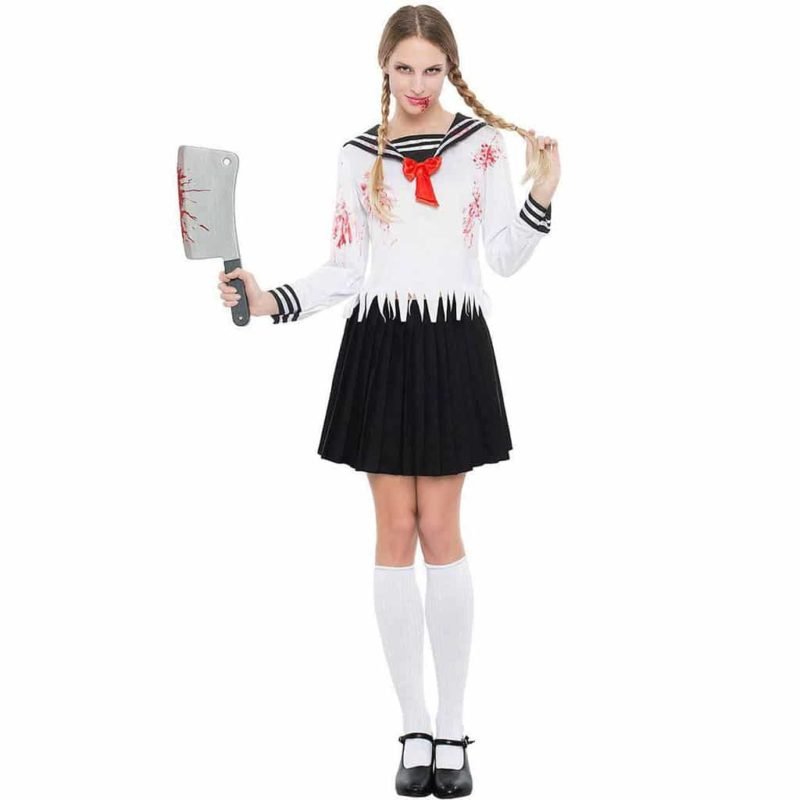 Fato Estudante Zombie