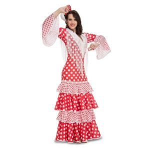 Fato de Flamenga Rocio Vermelho Adulto