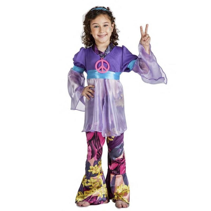 Fato Hippie Lilas Menina