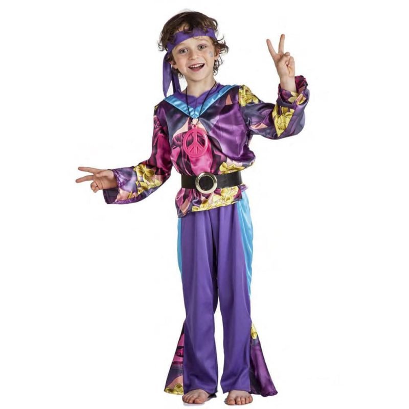 Fato Hippie Lilas Menino