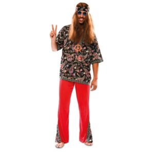 Fato Hippie Psicodélico Adulto