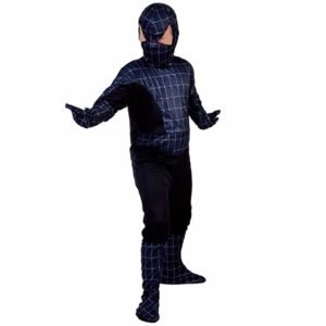 Fato Homem Aranha Preto Criança