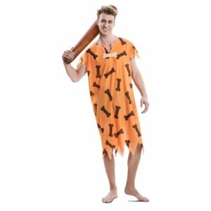 Fato Homem das Cavernas Laranja