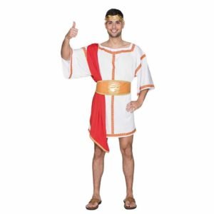 Fato Imperador Romano Adulto M/L