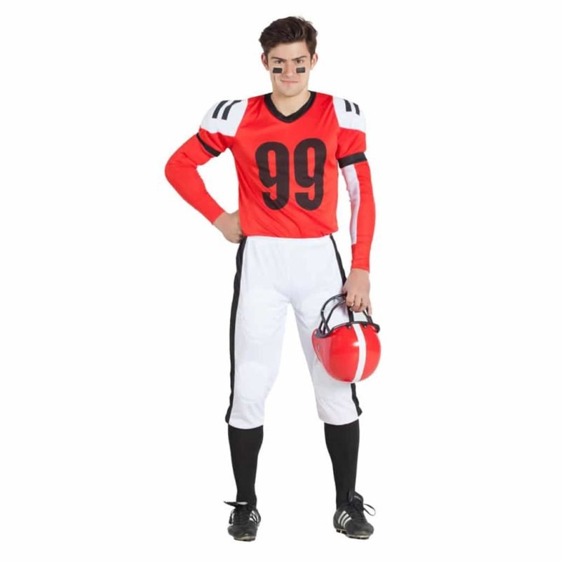 Fato de Jogador de Rugby Vermelho
