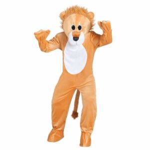 Fato Leão Mascote Gigante