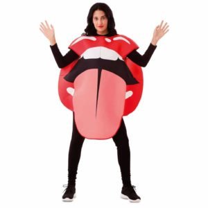 Fato de Língua Rolling Stones Adulto