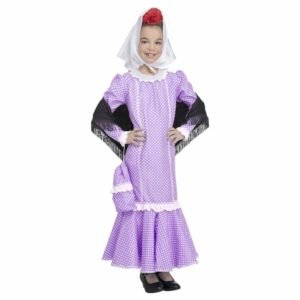 Fato de Madrilena Lilás Infantil