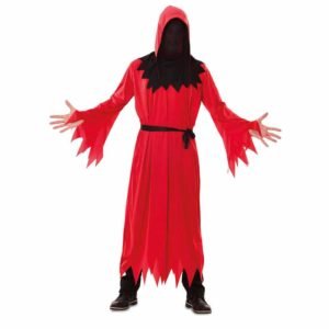Fato de Morte Vermelho Adulto
