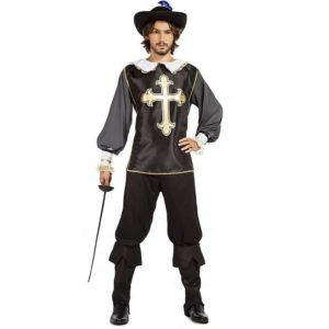 Fato Mosqueteiro Preto