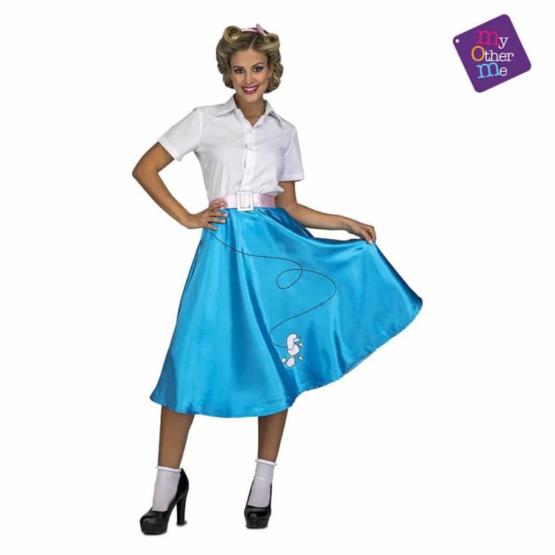Fato Mulher anos 50 Azul M/L