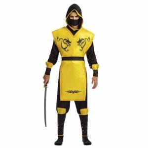 Fato Ninja Amarelo T. M/L