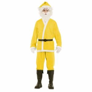 Fato de Pai Natal Amarelo