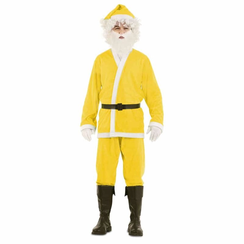 Fato de Pai Natal Amarelo