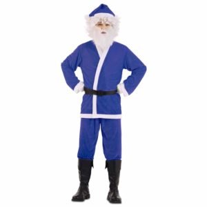 Fato de Pai Natal Azul