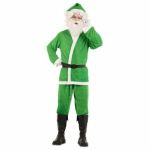 Fato de Pai Natal Verde