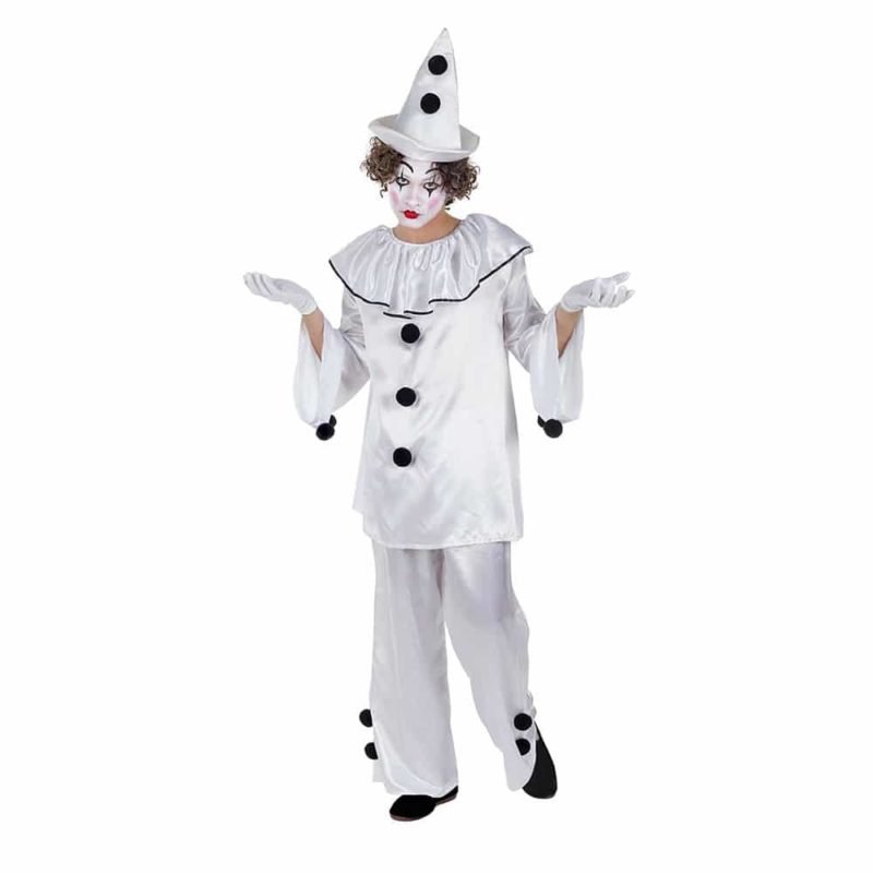 Fato Palhaço Pierrot