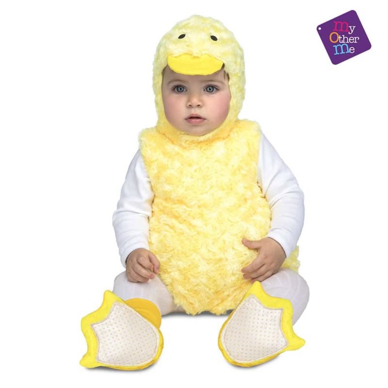 Fato Patinho Pelucia Amarelo