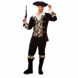 Fato de Pirata Dourado Adulto