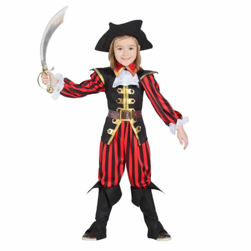 Fato de Pirata Menino Riscas