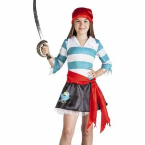 Fato Pirata Papagaio Menina