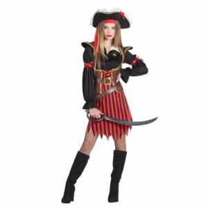 Fato de Pirata Riscas Mulher