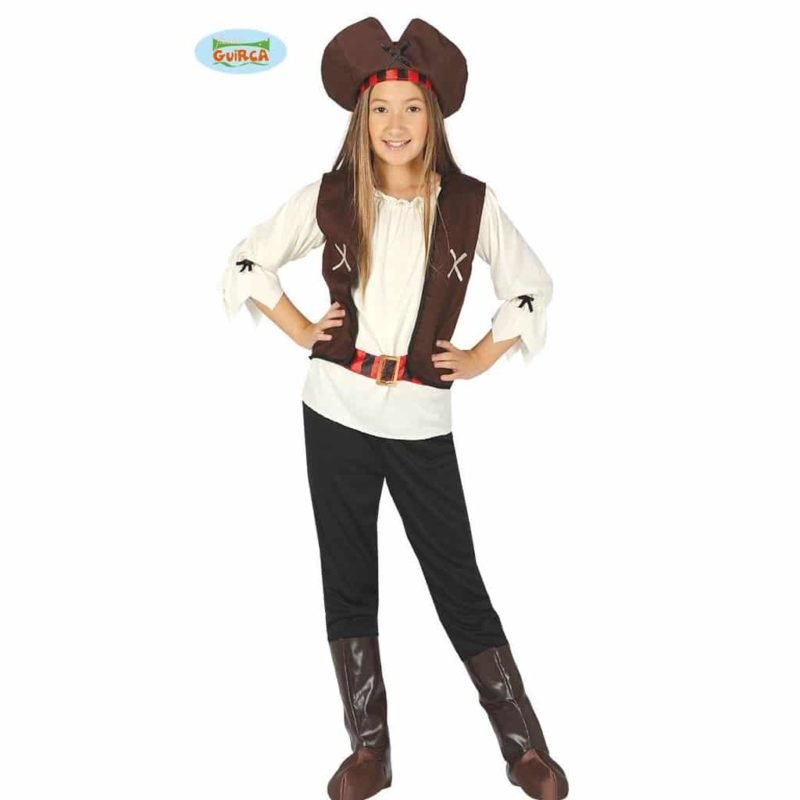 Fato Piratesa de Los Siete Mares Infantil