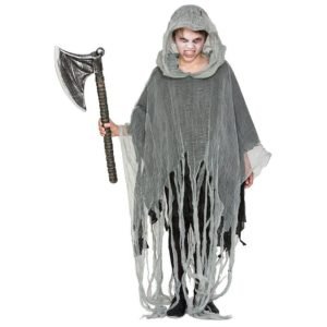 Fato Poncho Zombie Tamanho Criança