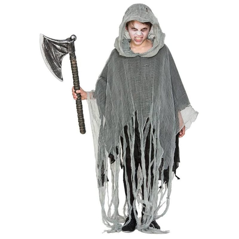 Fato Poncho Zombie Tamanho Criança