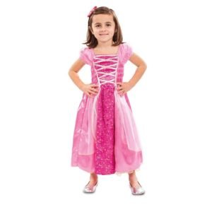 Fato Princesa Rosa Menina
