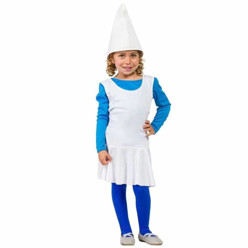 Fato de Smurf Menina