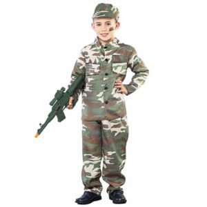 Fato Soldado Militar Menino