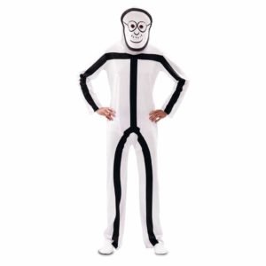 Fato de Stickman Adulto