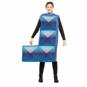 Fato de Tetris Azul Adulto